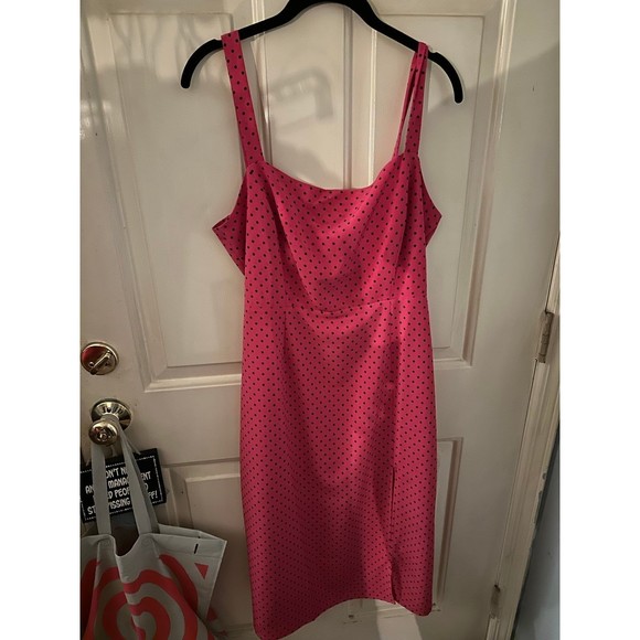 Pink Polka Dot Dress NWT - Picture 2 of 13